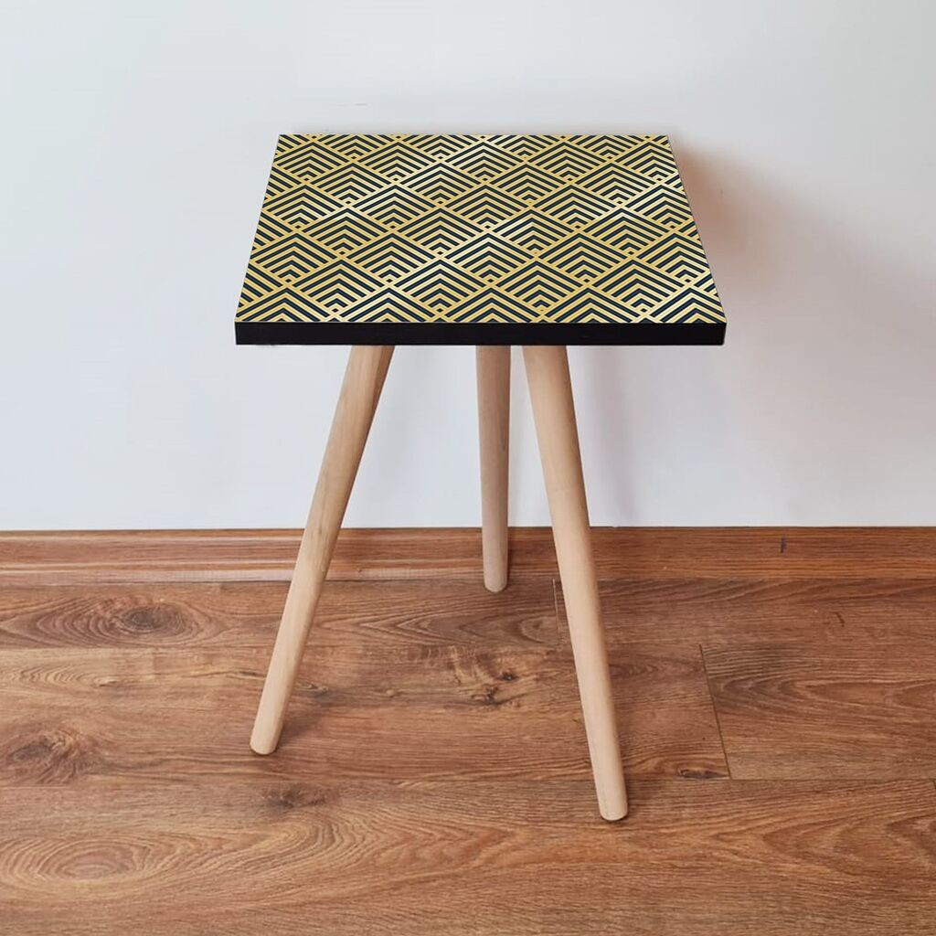 Hanah Home Club sto Shp324, 35x42x35 cm, zlatna boja