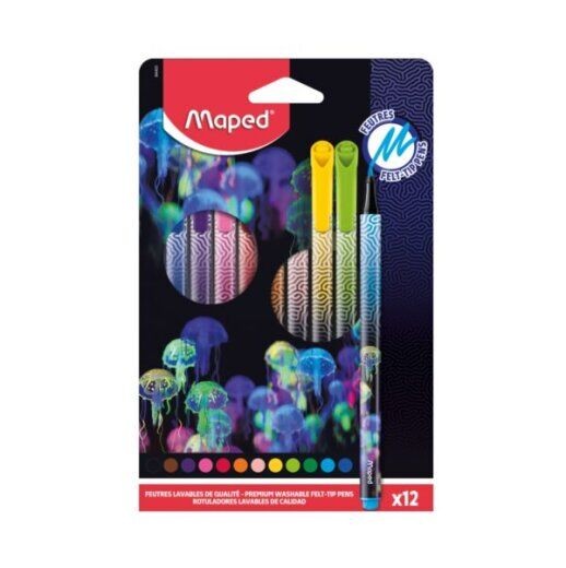 Maped Flomasteri Deepsea Paradise, 12 komada