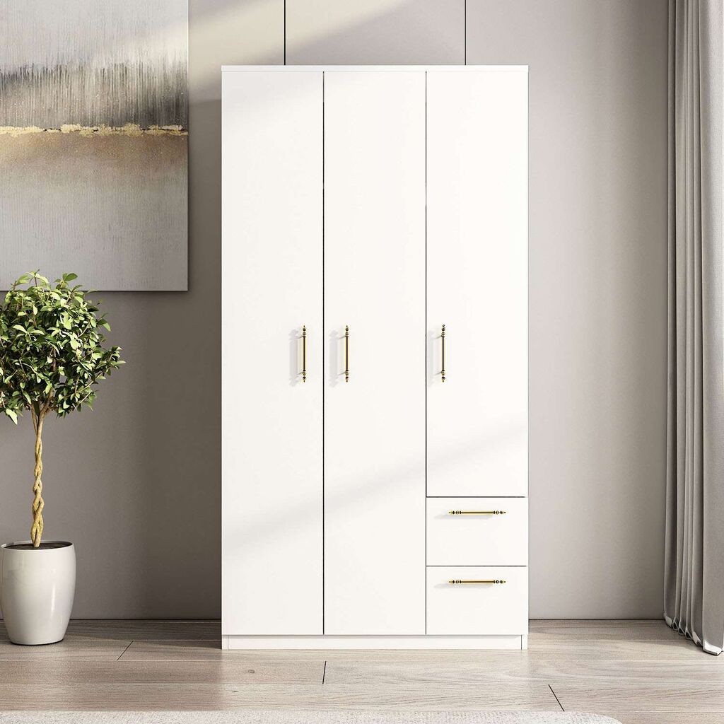 Hanah Home Ormar Merlin, 90x171.8x45 cm, Bijela