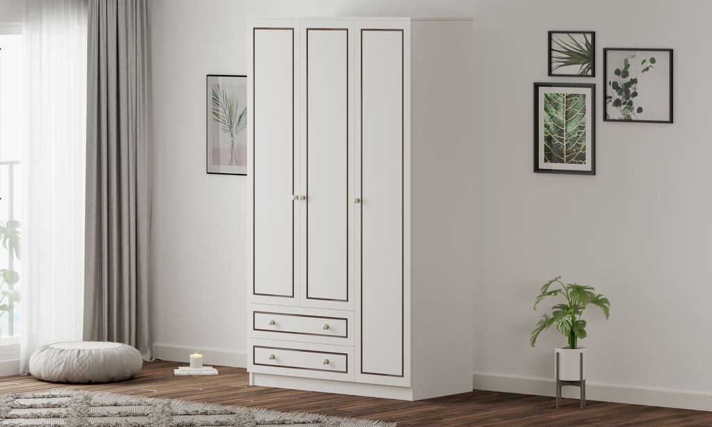 Hanah Home Ormar Rb-093-01, 105x180x52 cm, Bijeli