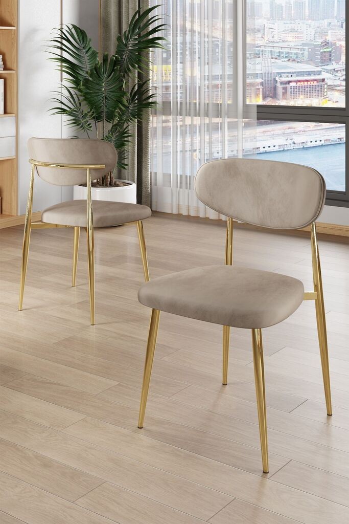 Hanah Home Set stolica Vina, 56x76x97 cm, 4 komada, Smeđe