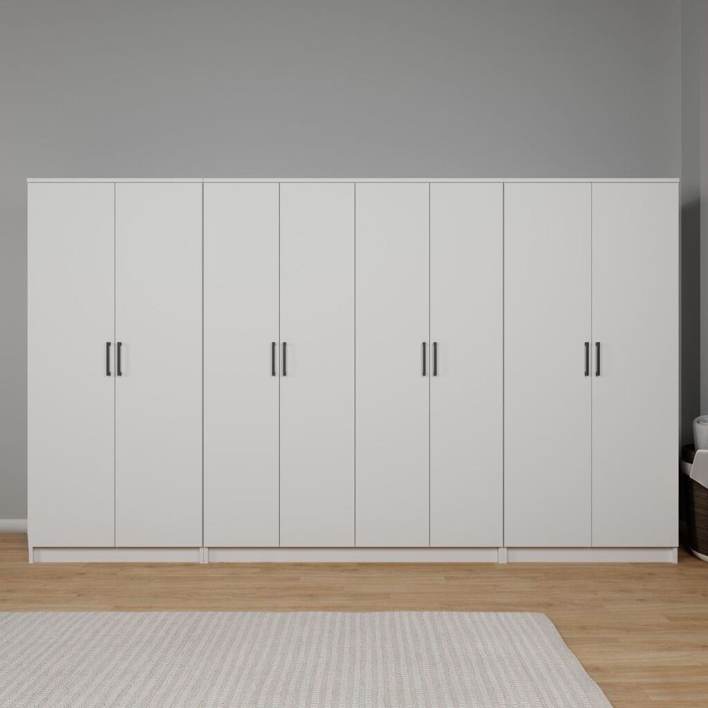 Hanah Home Ormar Kardelen 1600-108, 300x180x51.8 cm, Bijela