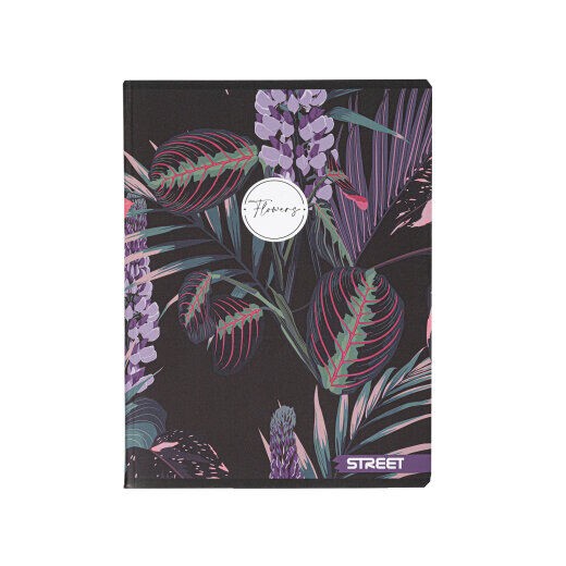 Standard Papir Sveska Flowers Street, Meka korica, A5, 54 lista, Karo linije, Šarena