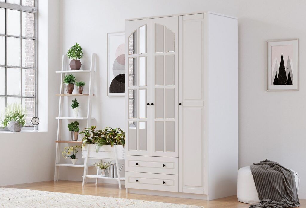 Hanah Home Ormar Rb-011, 105x210x52 cm, Bijeli