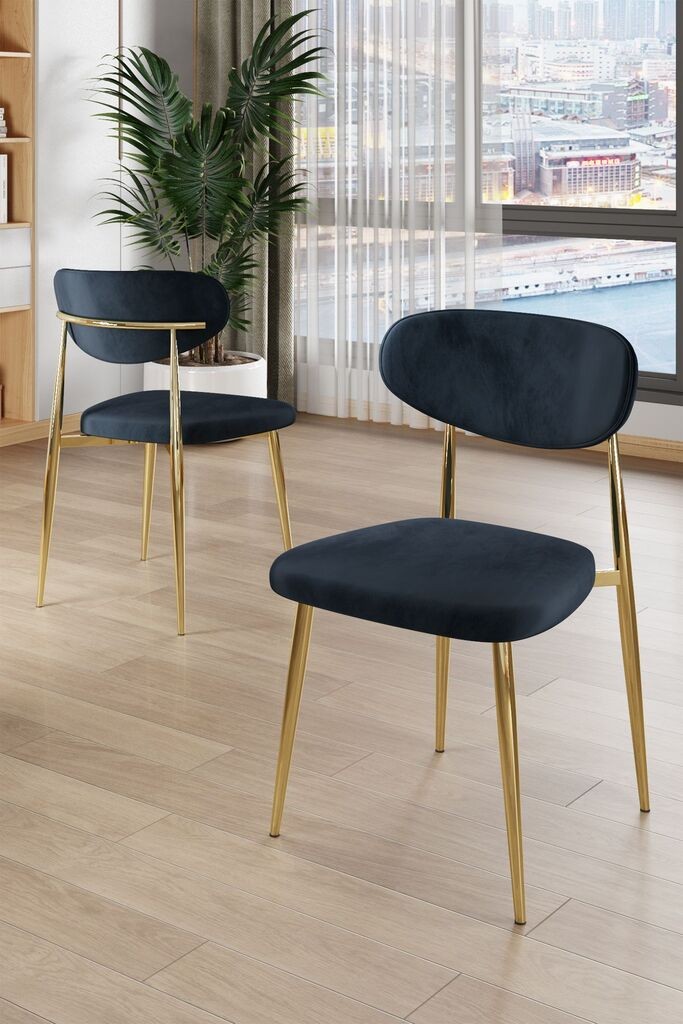 Hanah Home Vina set stolica, 56x76x97 cm, 4 dijela, antracit boja