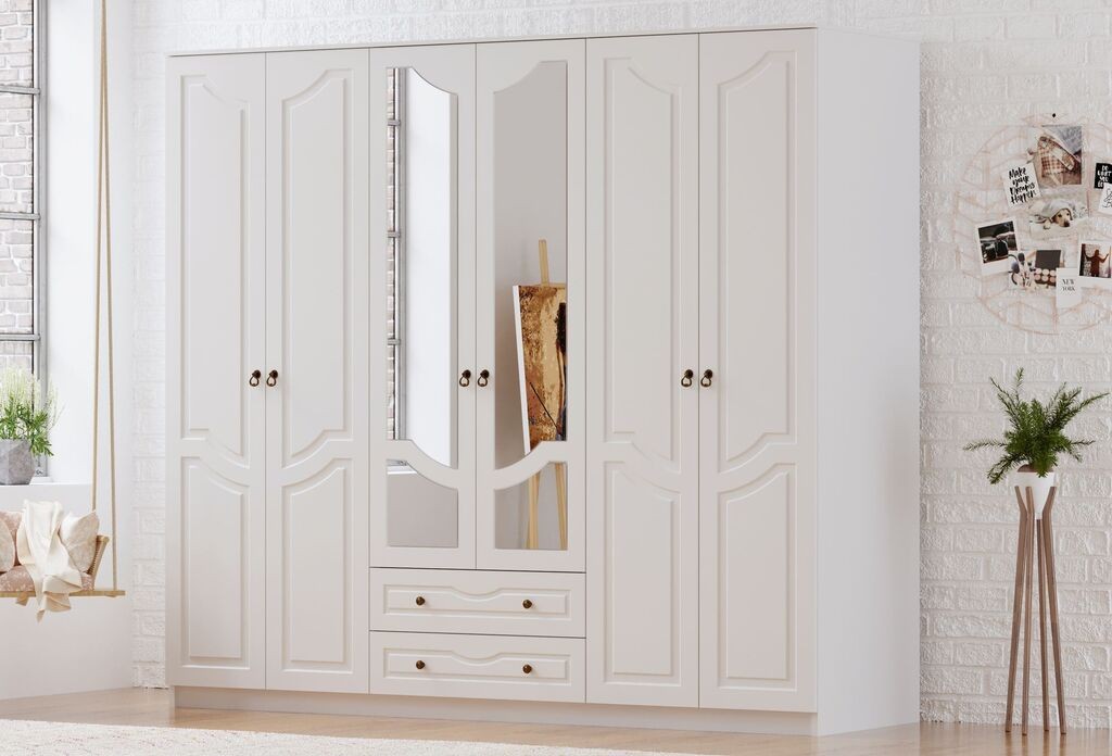 Hanah Home Ormar Rb-107, 210x210x52 cm, Bijeli