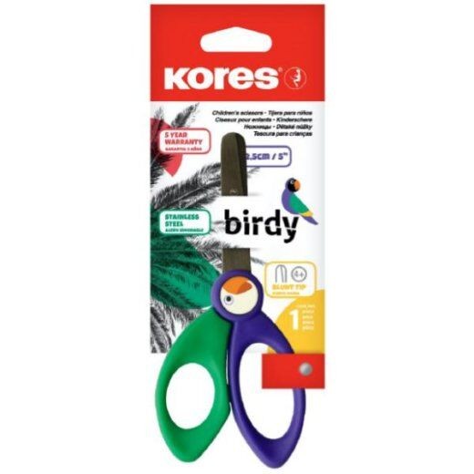 Kores Makaze Birdy Kores, 12.5 cm, Šarene