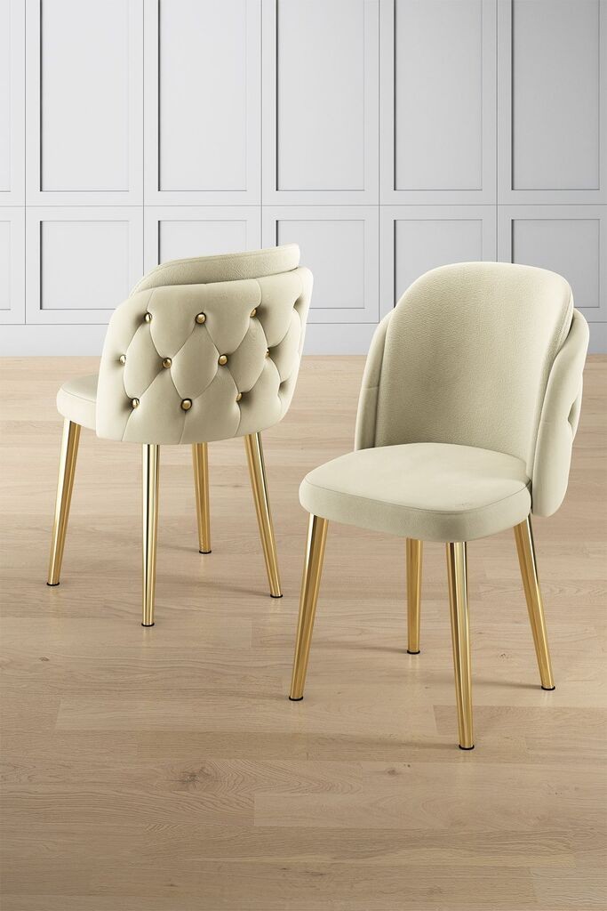 Hanah Home Set stolica Axle, 85x59x146 cm, 6 komada, Krem