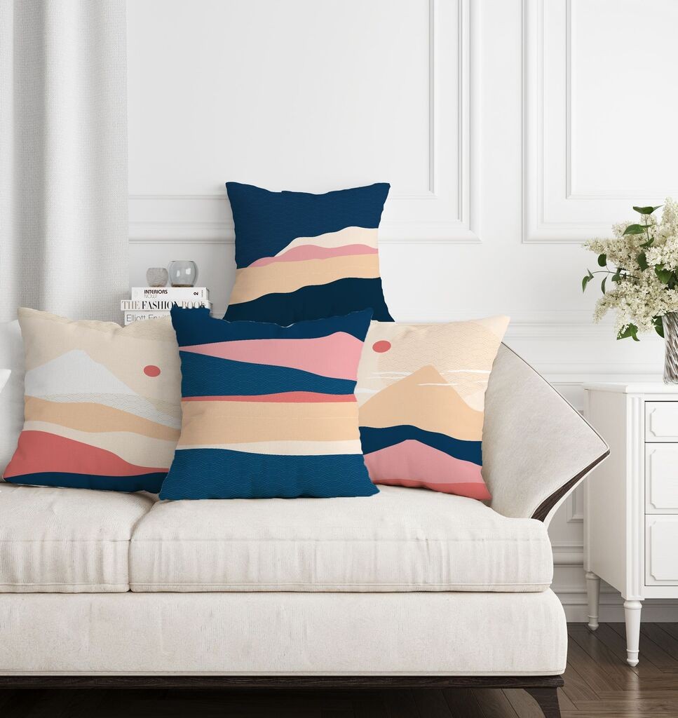 Aberto Design Set ukrasnih jastučnica ASR-plw4-5, 43 x 43 cm, 4 komada, Višebojne