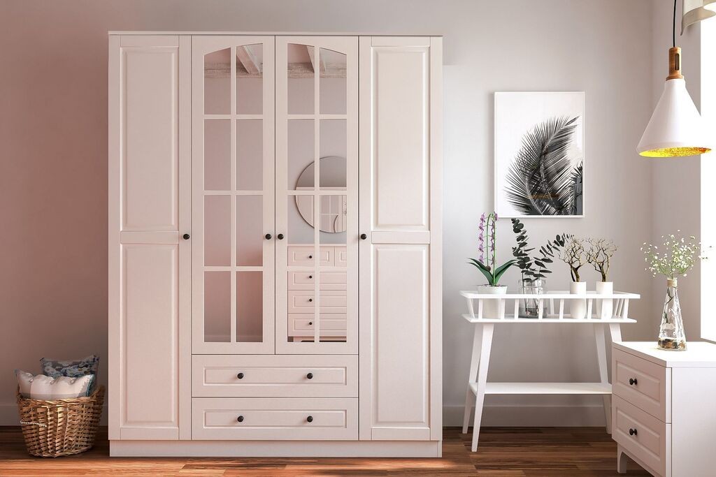 Hanah Home Ormar Rb-013, 140x210x52 cm, Bijeli