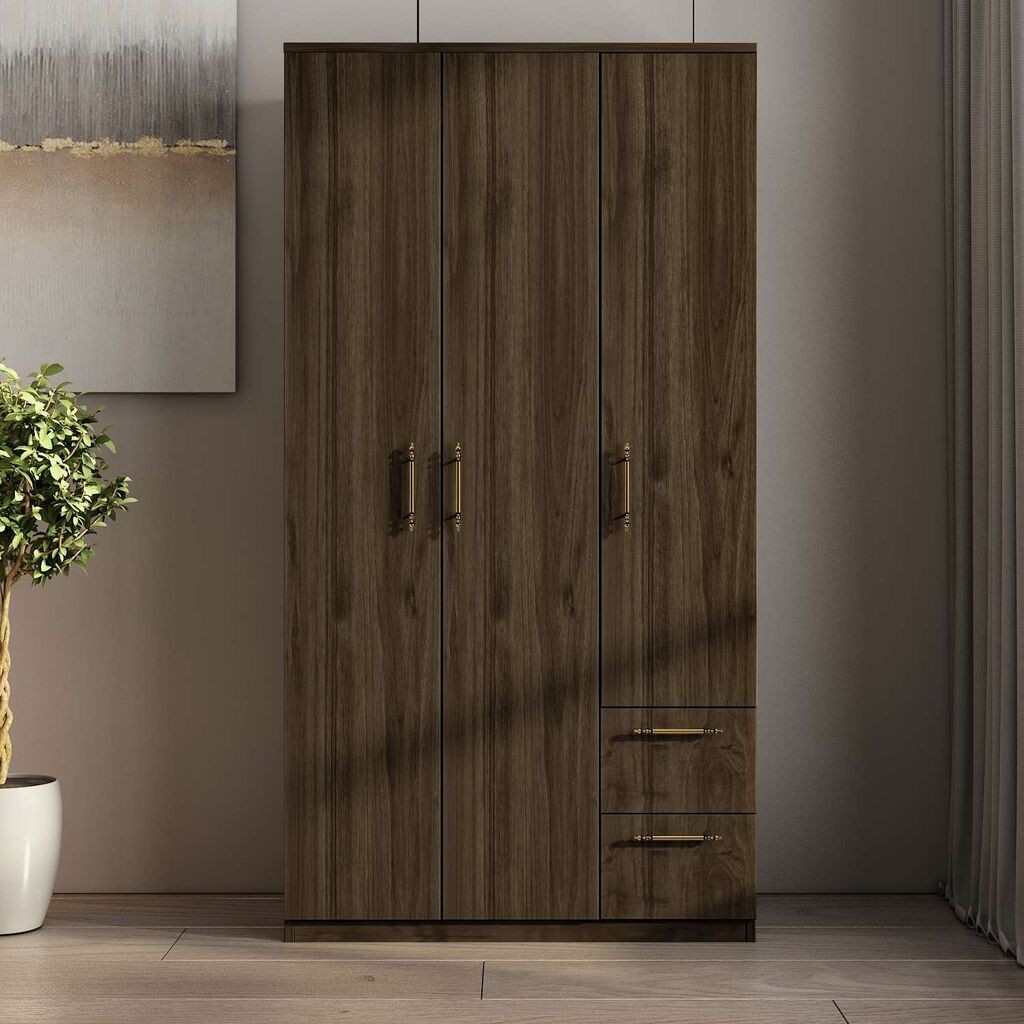 Hanah Home Ormar Merlin, 90x171.8x45 cm, , Smeđa