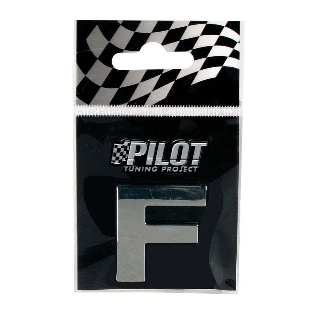 Hromirano samolepljivo 3D slovo, 28 mm, F 07866