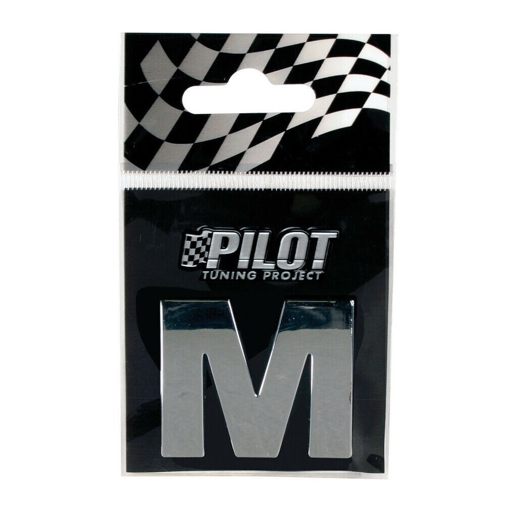 Hromirano samolepljivo 3D slovo, 28 mm, M 07873