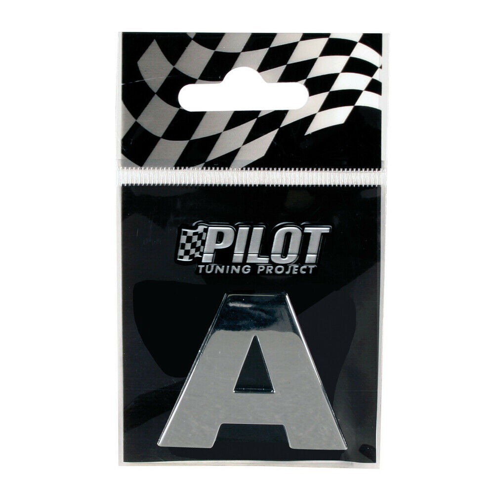 Hromirano samolepljivo 3D slovo, 28 mm, A 07861