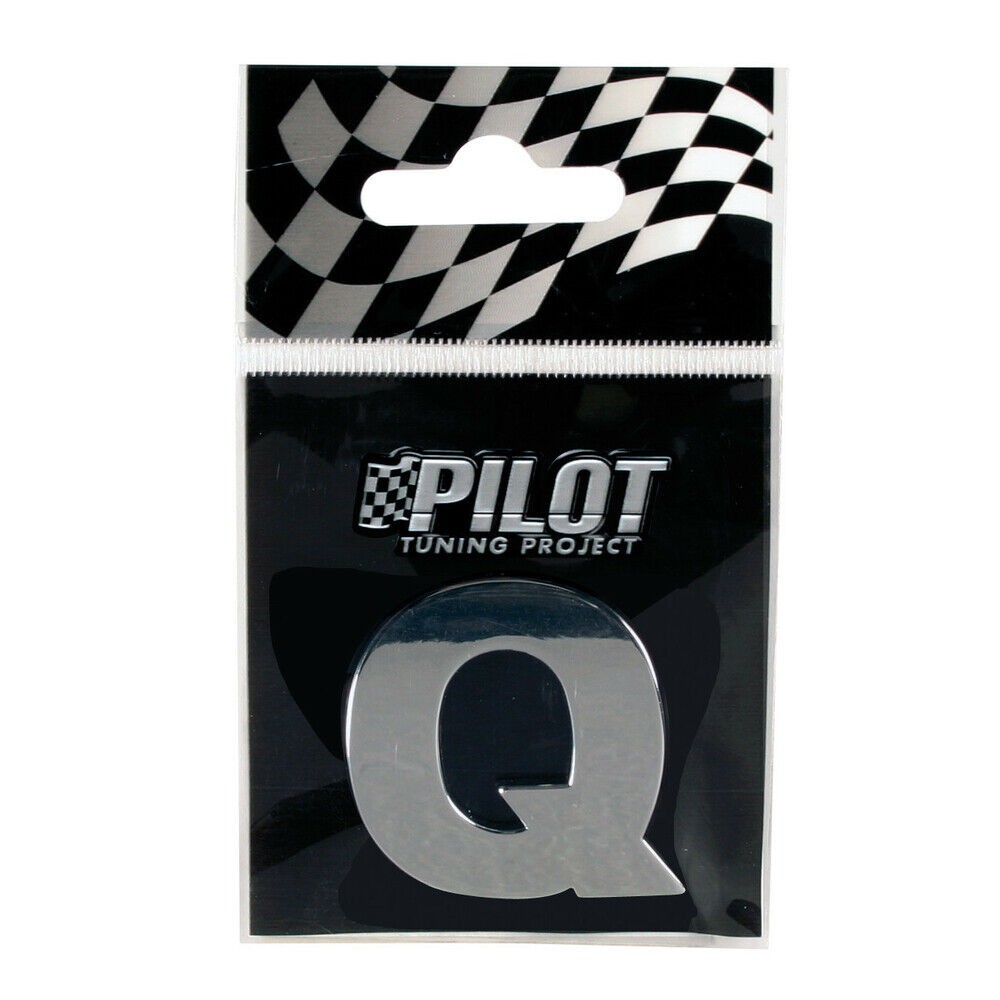 Hromirano samolepljivo 3D slovo, 28 mm, Q 07877