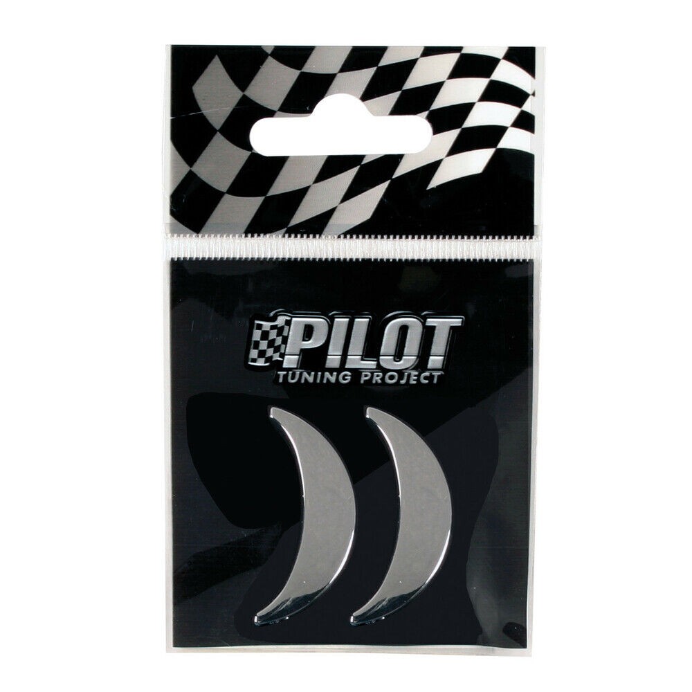 Hromirani samolepljivi 3D znak, 28 mm, () 07905