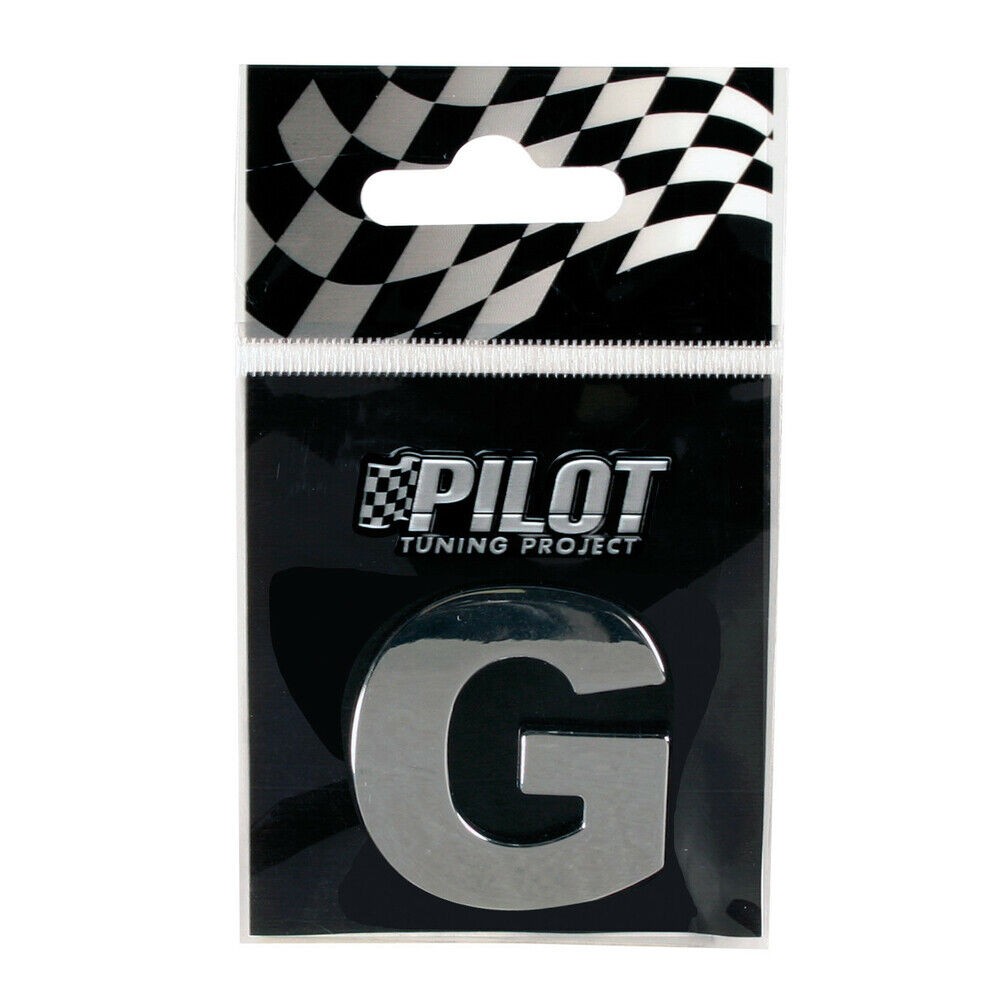 Hromirano samolepljivo 3D slovo, 28 mm, G 07867