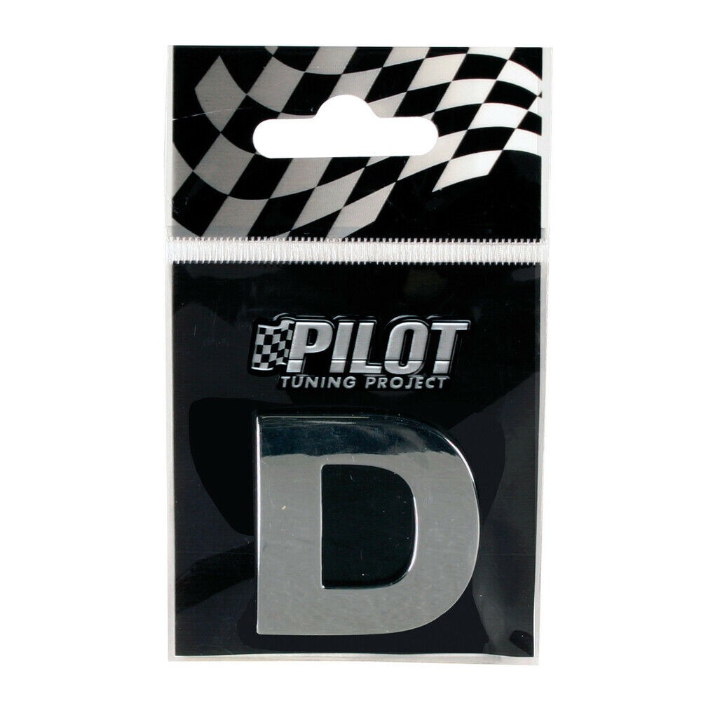 Hromirano samolepljivo 3D slovo, 28 mm, D 07864