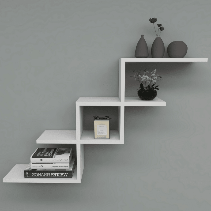 Prado Zidna polica Reynard bijela