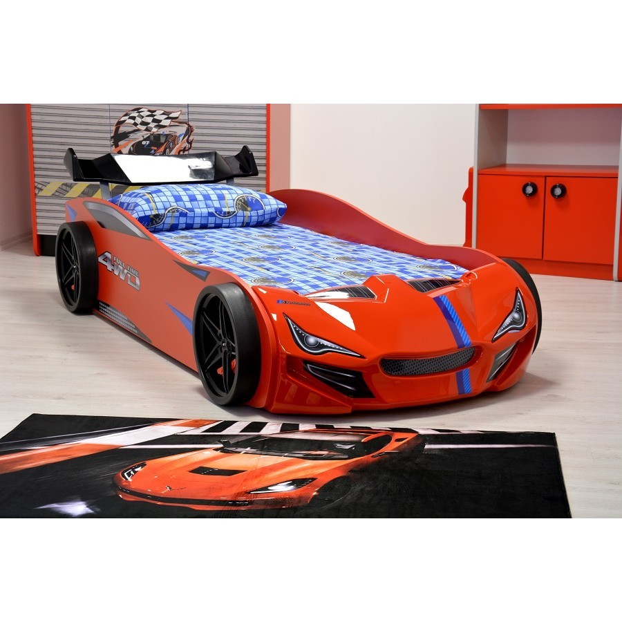 PRADO Auto dječiji krevet GT-1 crveni