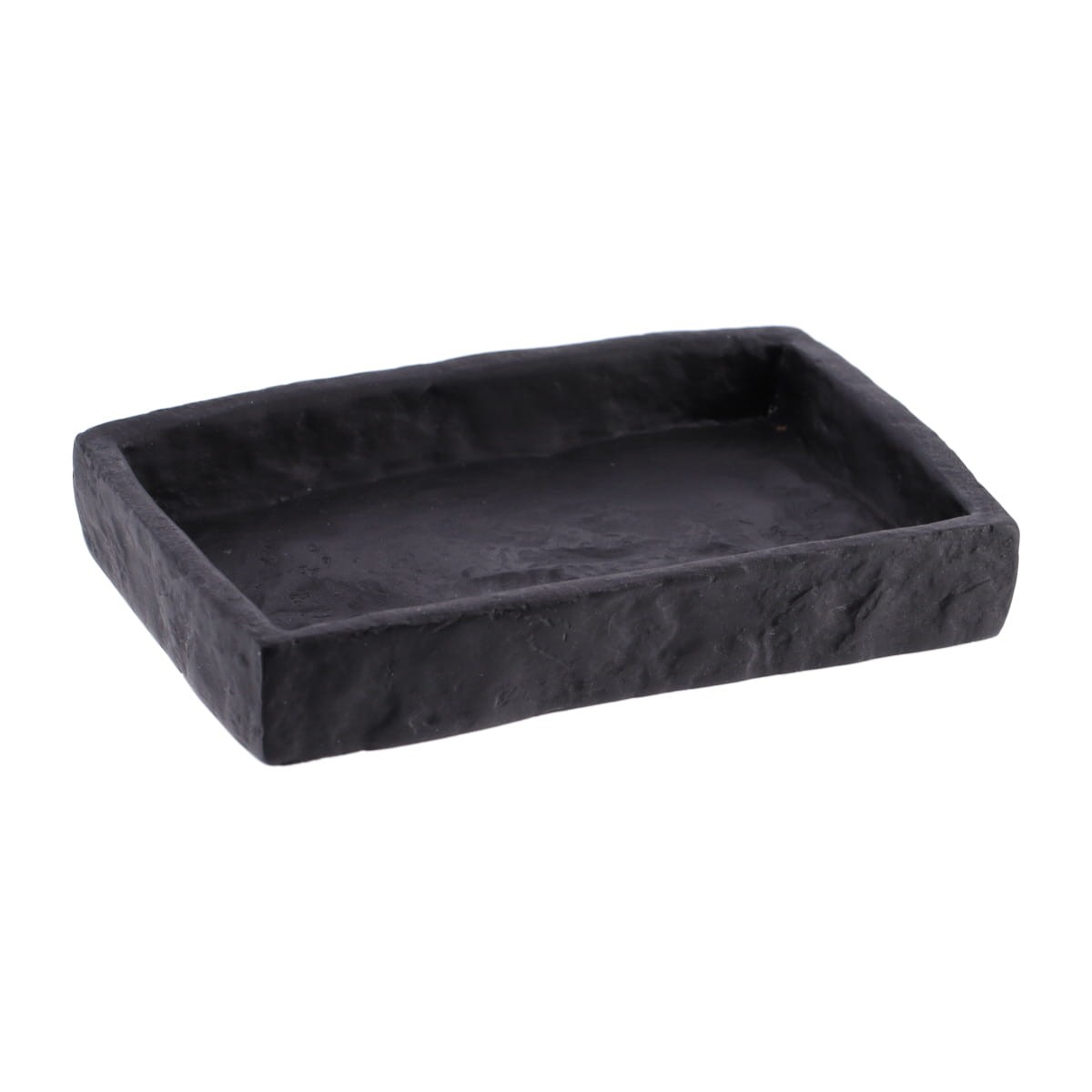 TENDANCE Posuda za sapun 2x13x9 cm od poliresina, crna