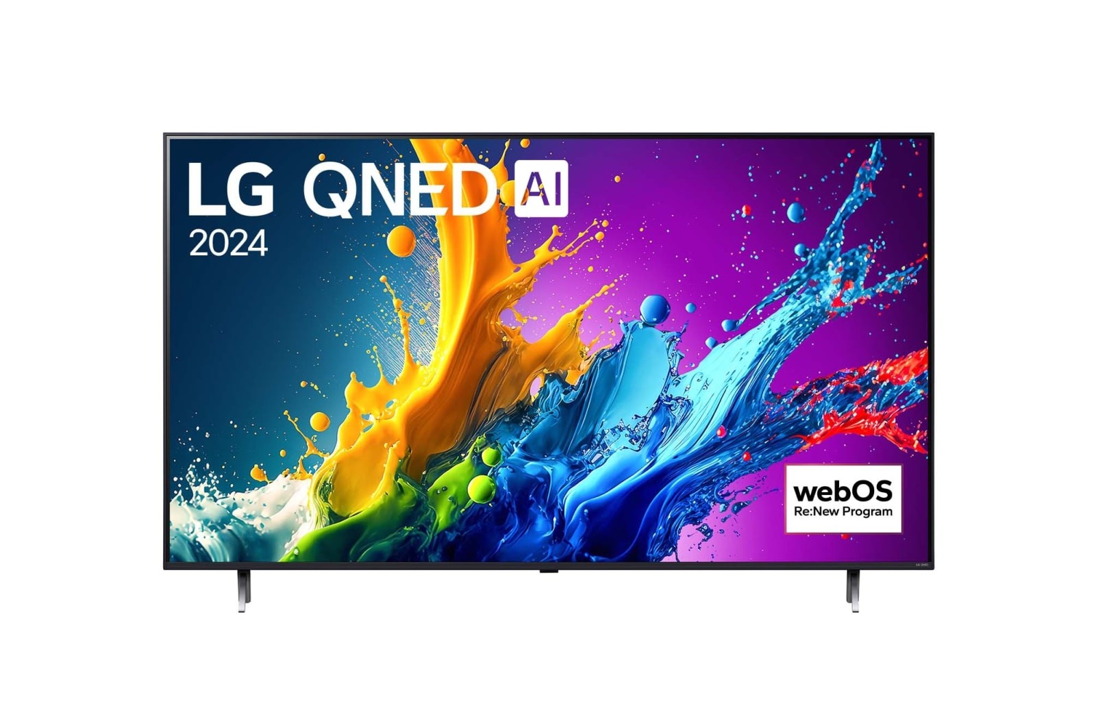 LG 75QNED80T3A Televizija, 75", Smart, webOS 24, QNED AI, 4K Ultra HD, crna