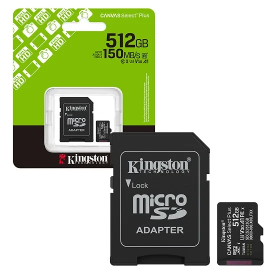 Kingston SD Kartica, SDHC 512 GB Class 10 Canvas
