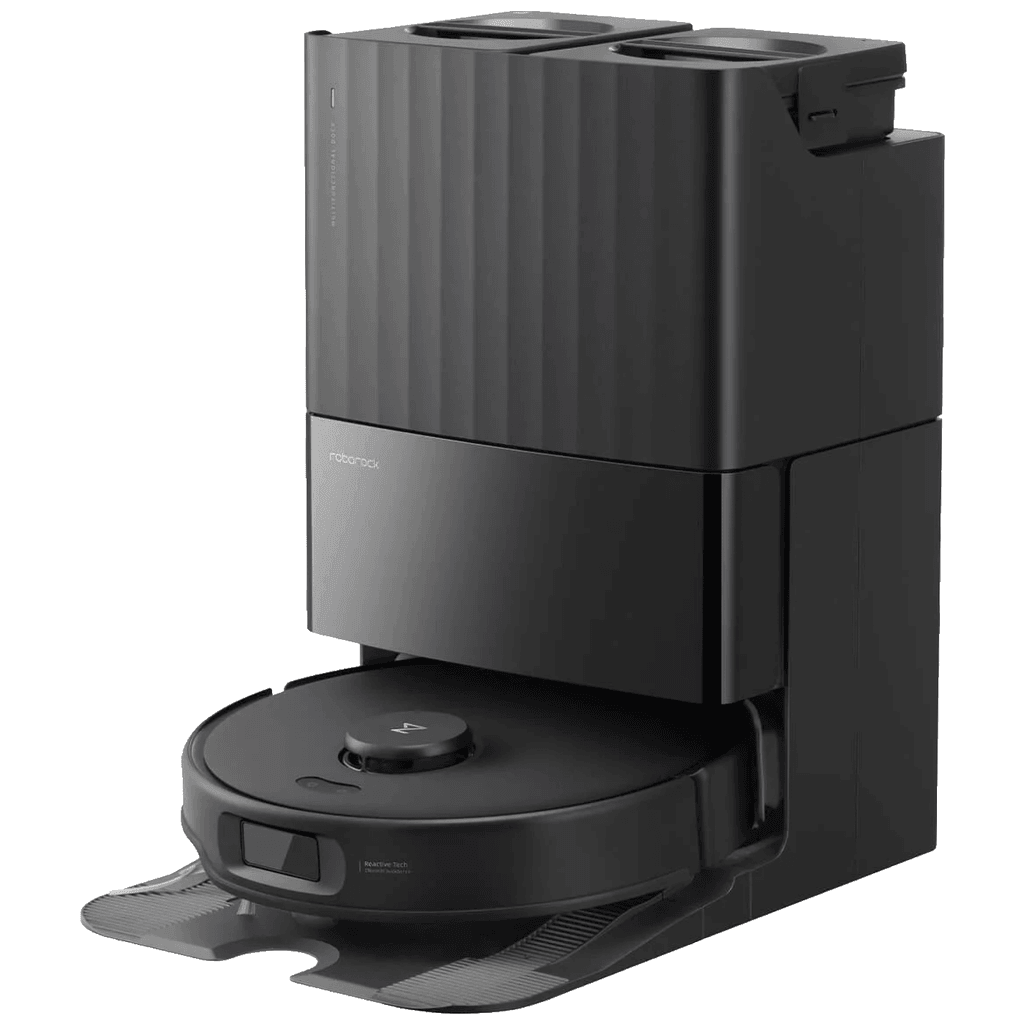 Roborock Robot usisavač sa stanicom za pražnjenje Qrevo Edge 5V1, 5200mAh, 18500 Pa, Crni
