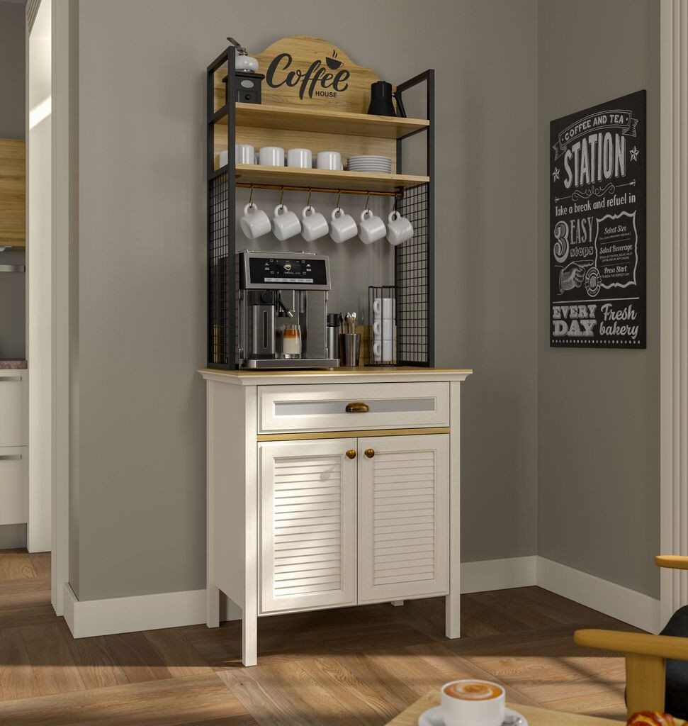 Hanah Home Kuhinjska polica FRN-21028, Krem