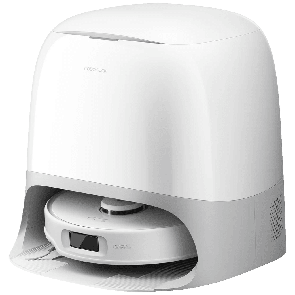 Roborock Robot usisavač sa stanicom za pražnjenje Qrevo Curv 5A1, 6400mAh, 17000 Pa, Bijeli