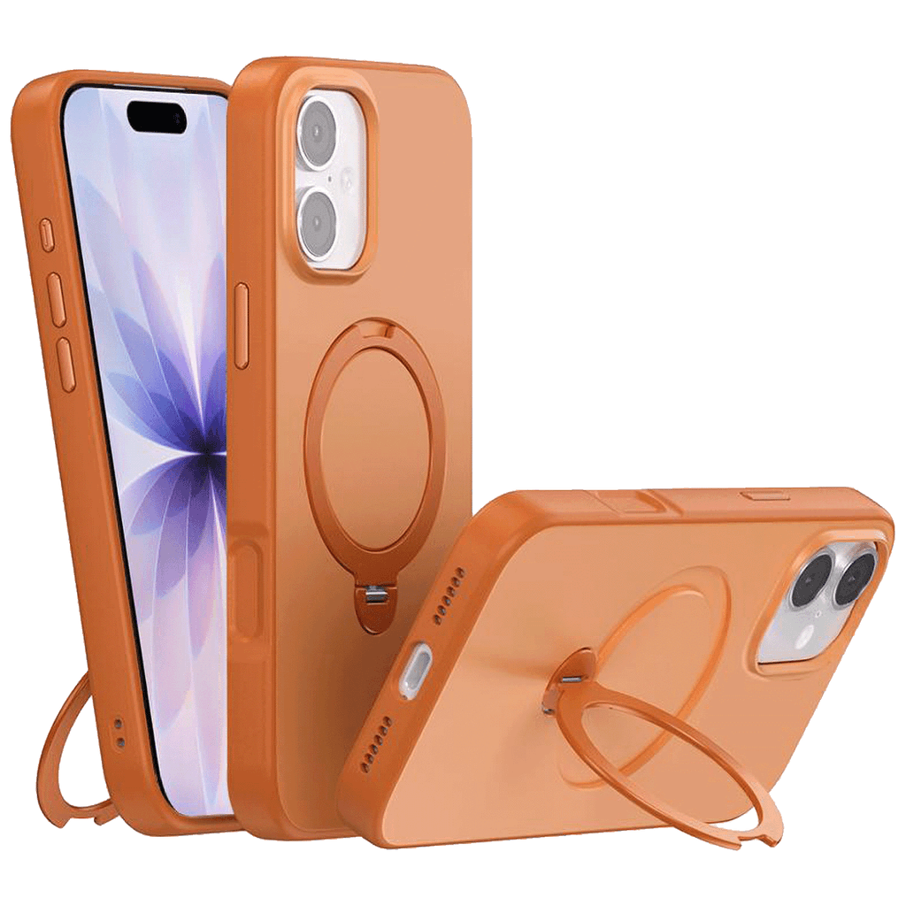 NN-Su Maska sa rotirajućim držačem za mobilni telefon iPhone 17, Magsafe, Narandžasta