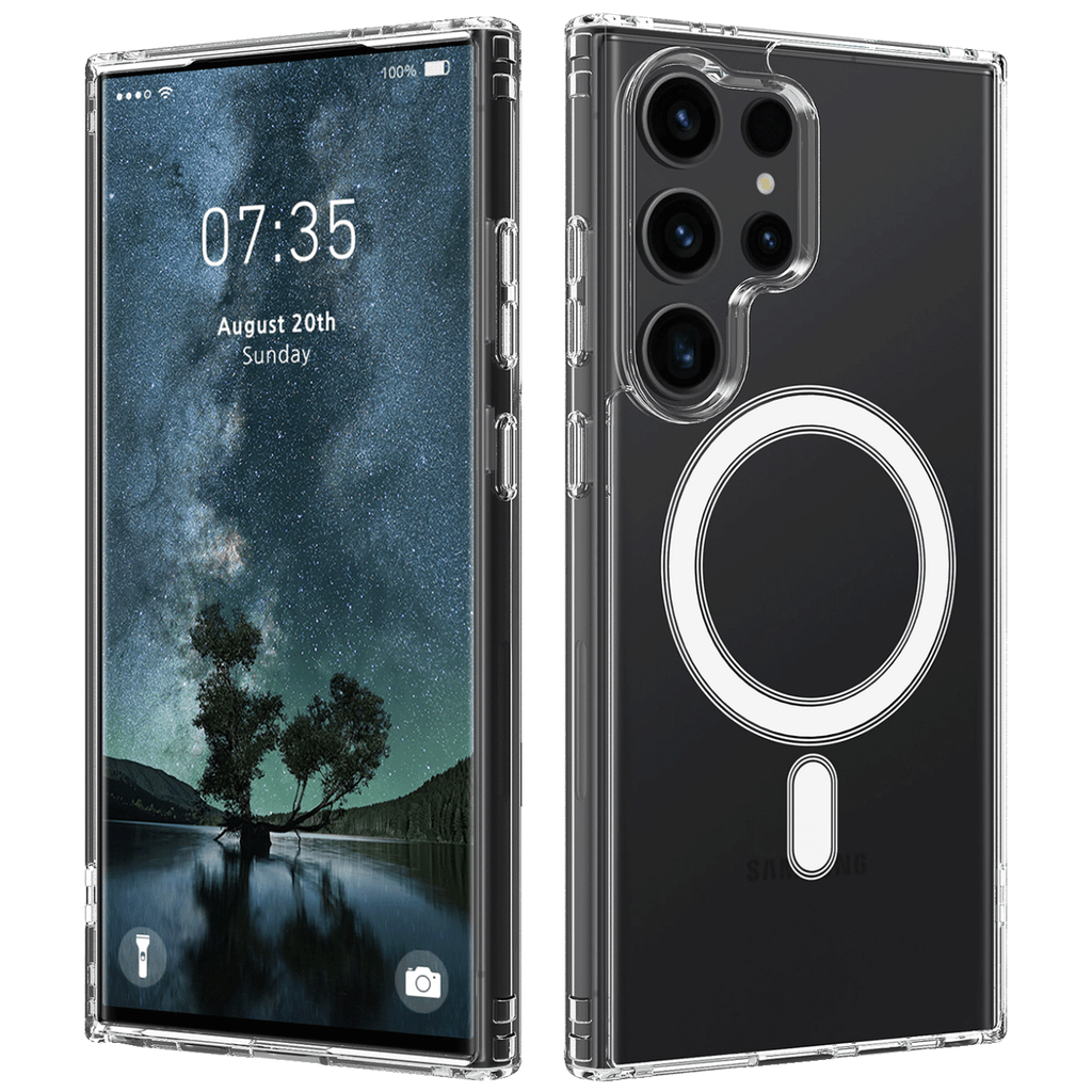 NN-Su Maska za mobilni telefon Samsung S25 Ultra, MagSafe, Providna