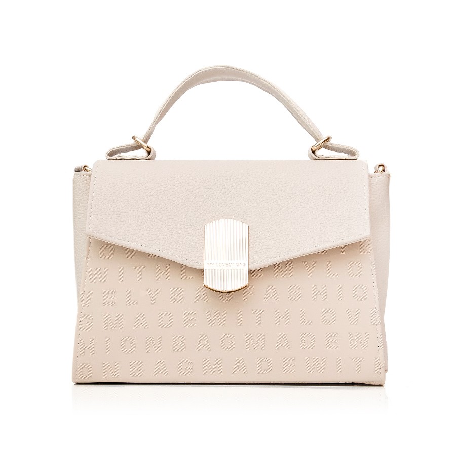 Lovely Bag Eden - Bež Torba, Zlatni Metal