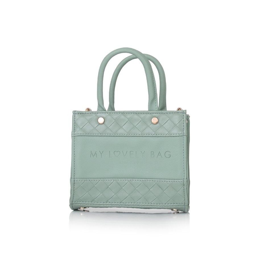 Lovely Bag Pandora Mini - Mint Torba, Crni Metal