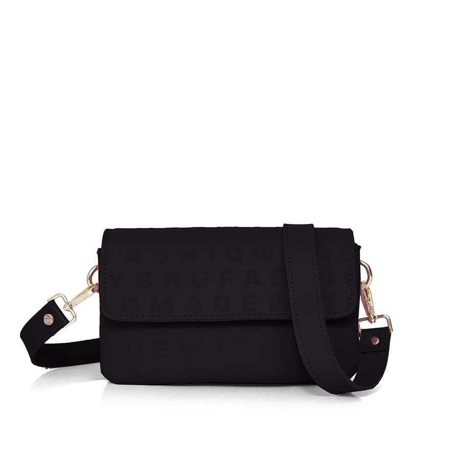 Lovely Bag Letter Baby - Crna Torba, Crni Metal