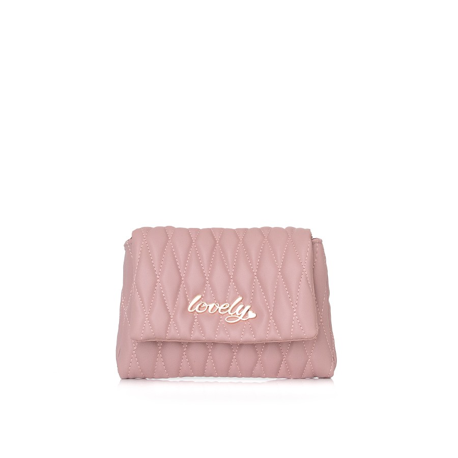 Lovely Bag Diva Girl Lovely - Puder 2 Torba, Crni Metal