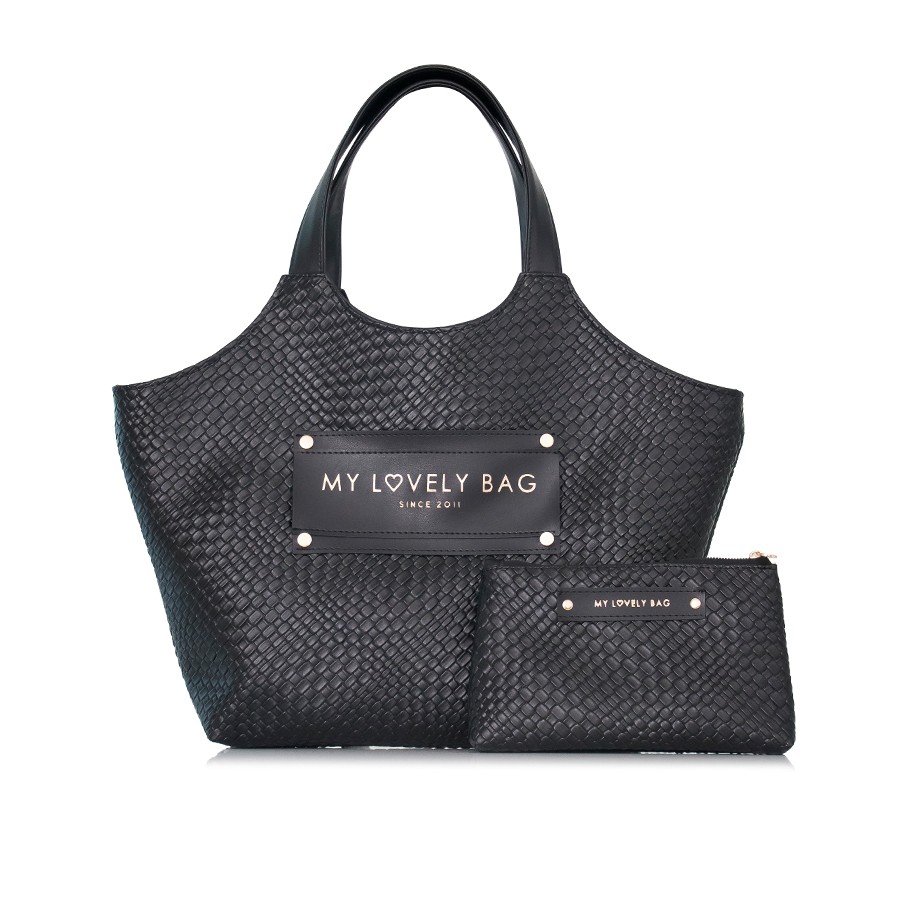 Lovely Bag Maura - Crna Shopper Torba