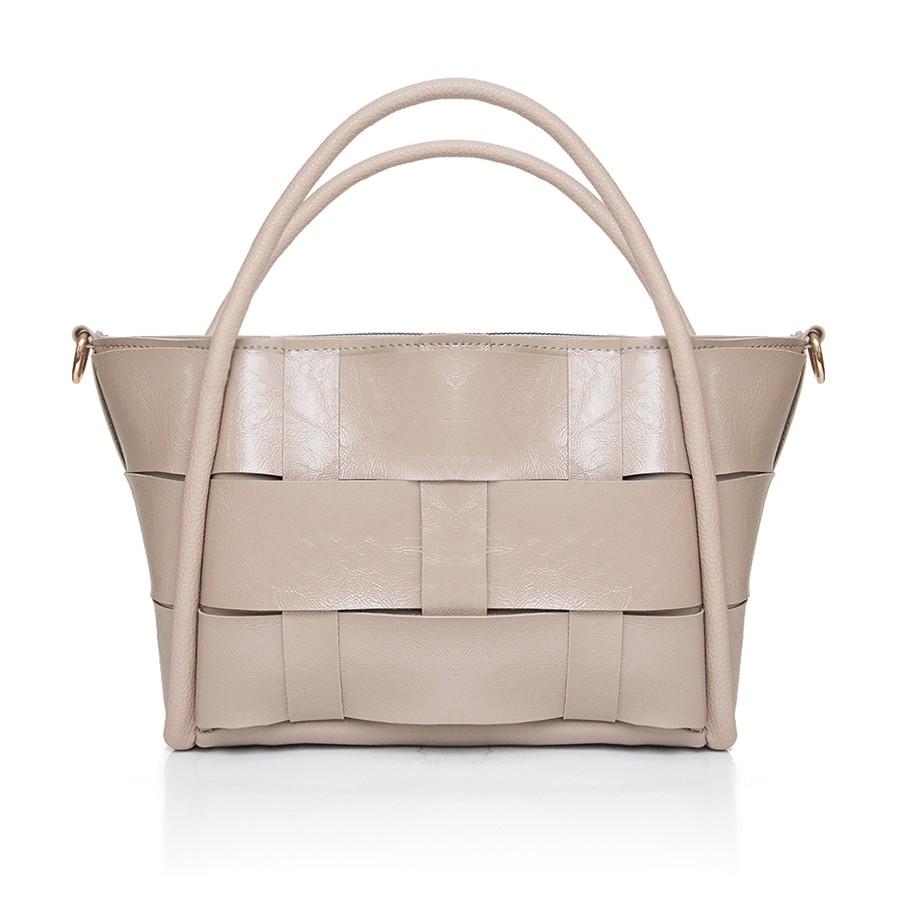 Lovely Bag Gia - Tamno Bež Torba, Crni Metal