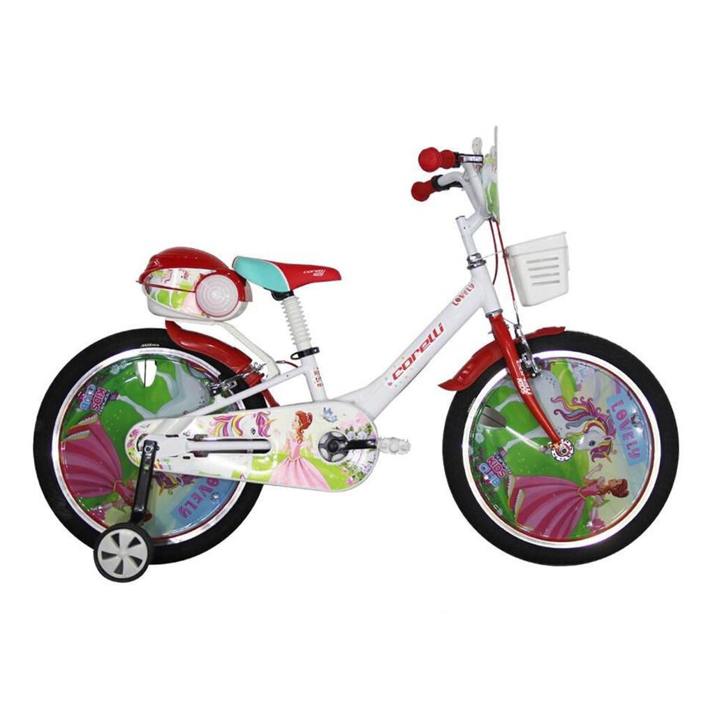 Corelli Bicikl za djevojčice Lovely 20" Alu, Bijelo-Crveni