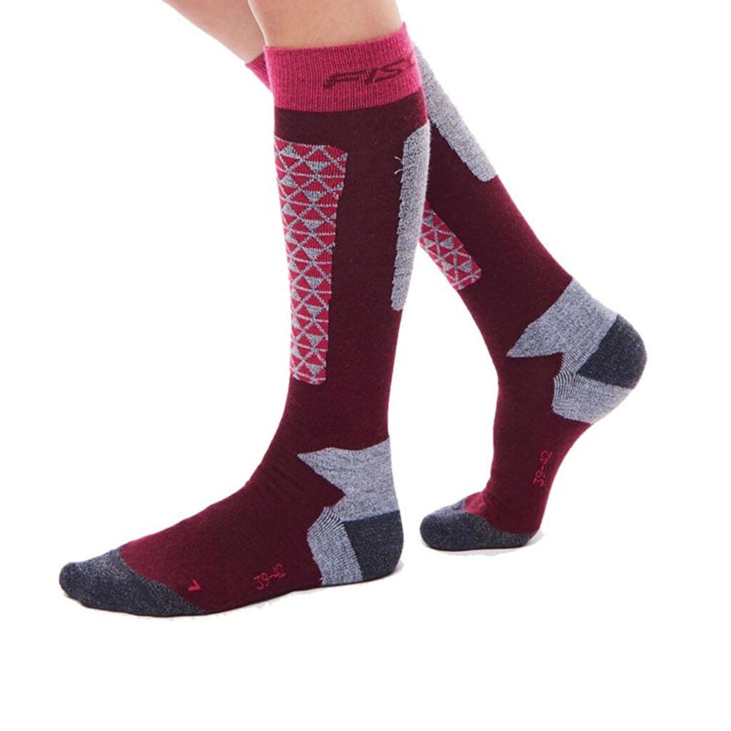 Fischer Ženske čarape Alpine Socks, Crvene