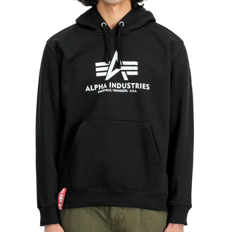 Alpha Industries Muški duks Basic, Crni