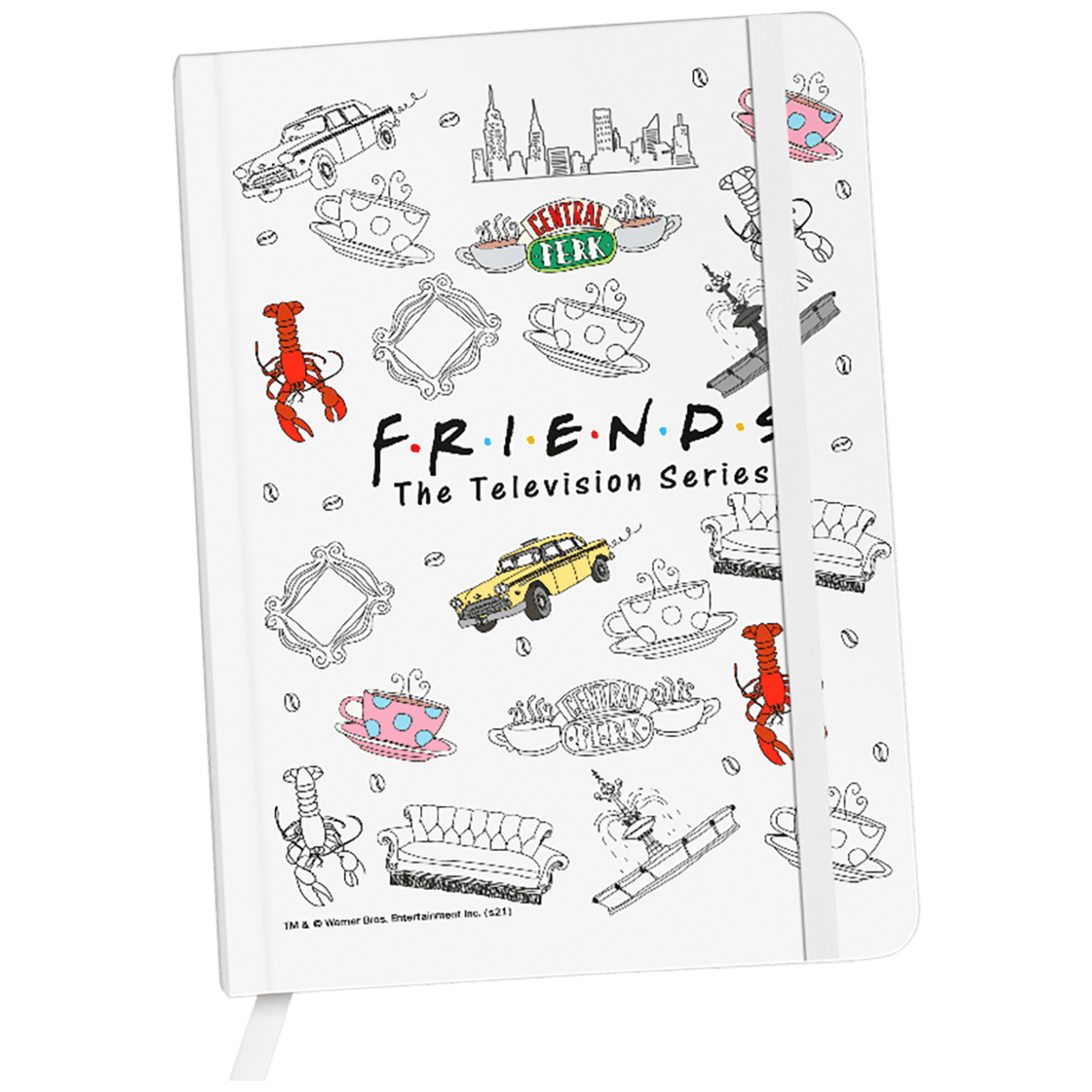 FRIENDS Notes 011 Rokovnik, A5, 96 listova, Bijeli