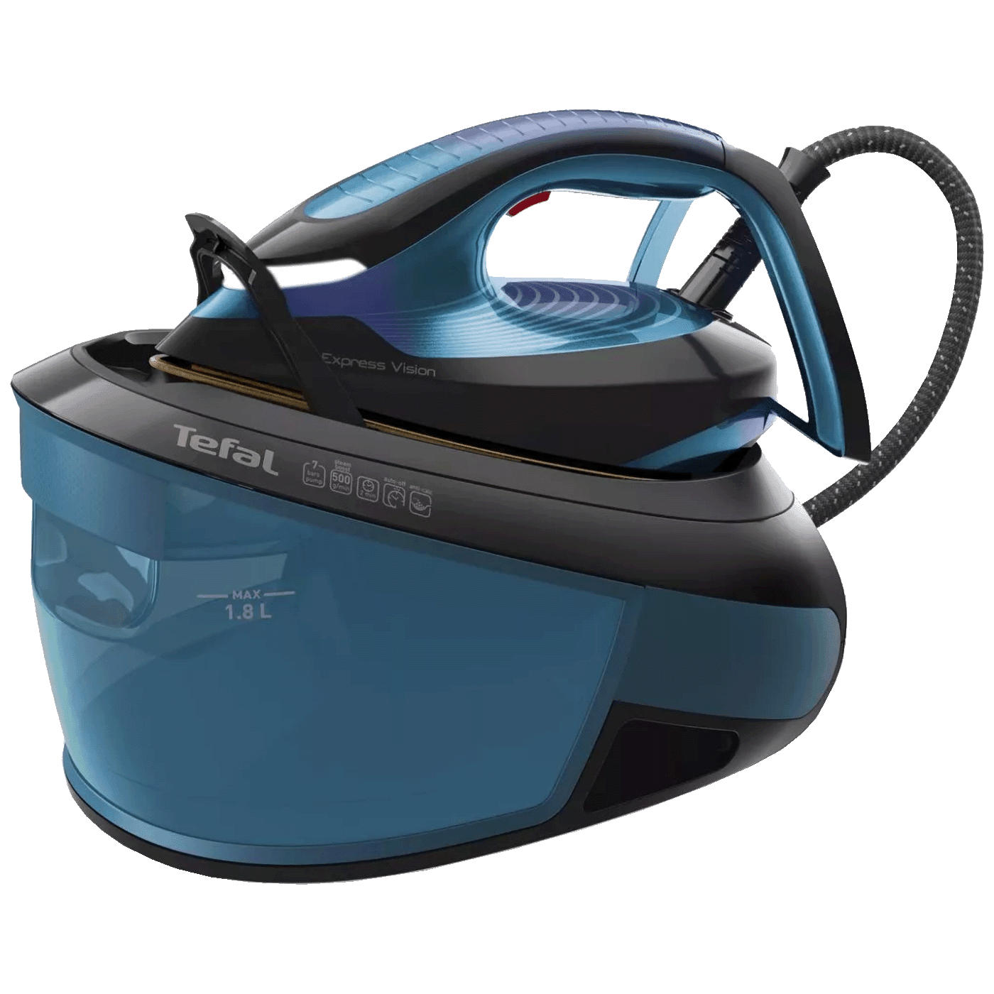 Tefal SV8151E0 Pegla sa parnom postajom, 2800 W, Tefal Express Vision, Plava