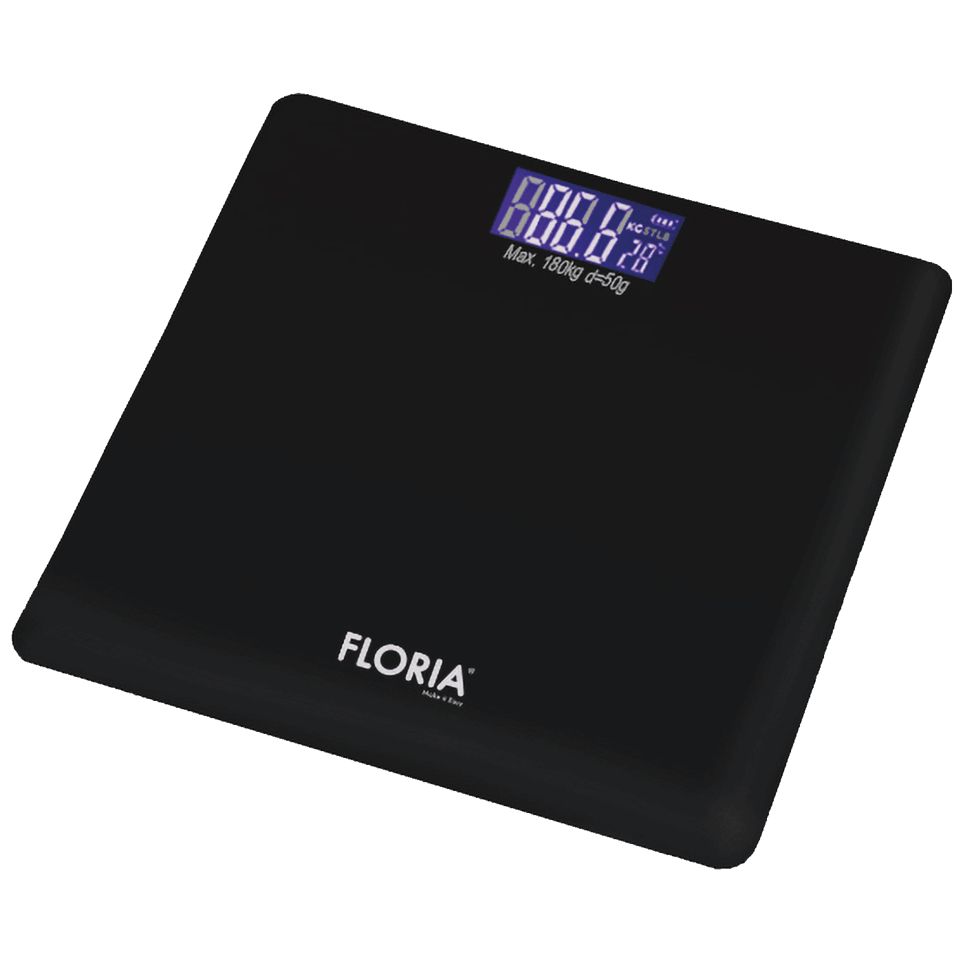 FLORIA ZLN7684  Vaga, tjelesna, do 180 kg, Crna