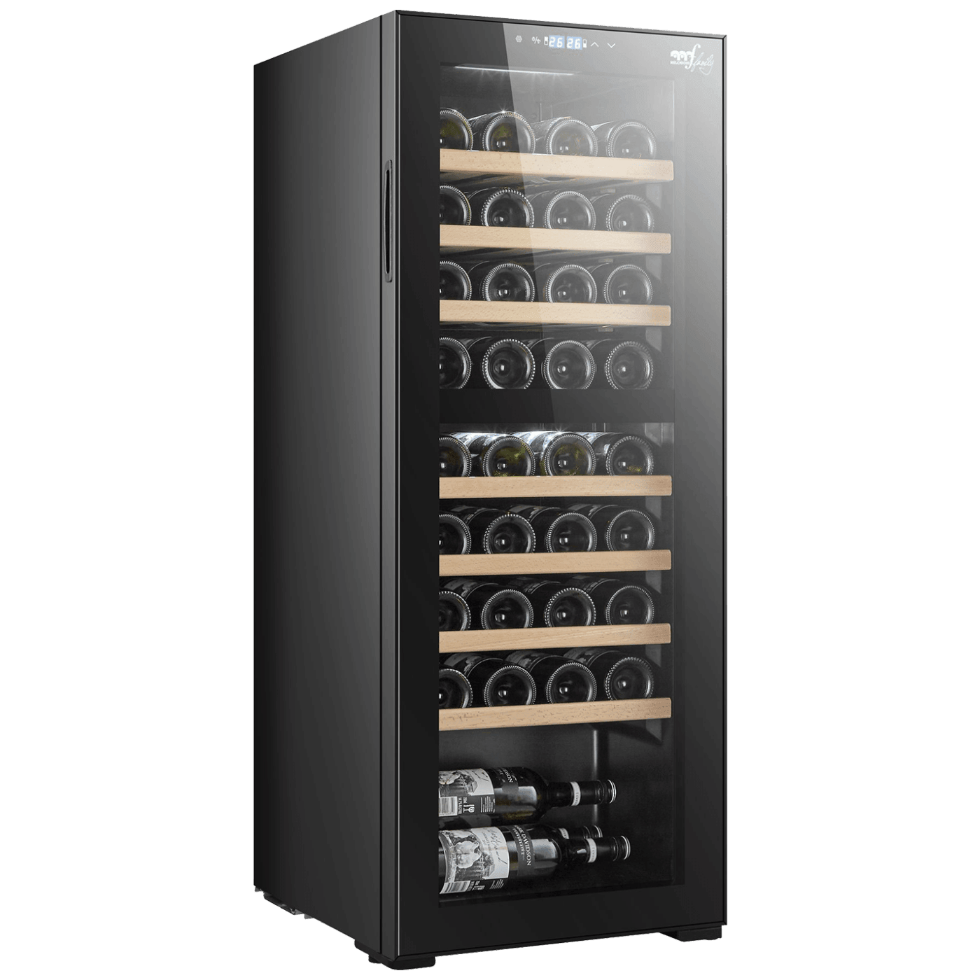 MELCHIONI family VERMENTINO 36 C DUAL Rashladna vinska vitrina, zapremina 103 litara, Crna