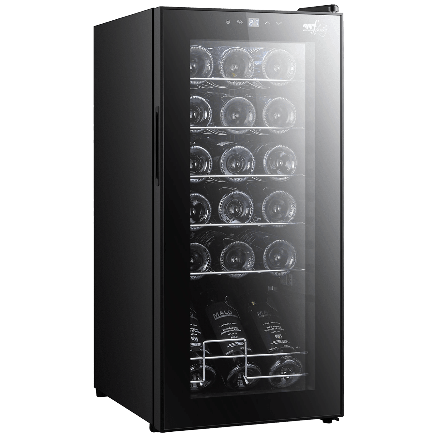 MELCHIONI family VERMENTINO 18 C Rashladna vinska vitrina, zapremina 50 litara, Crna