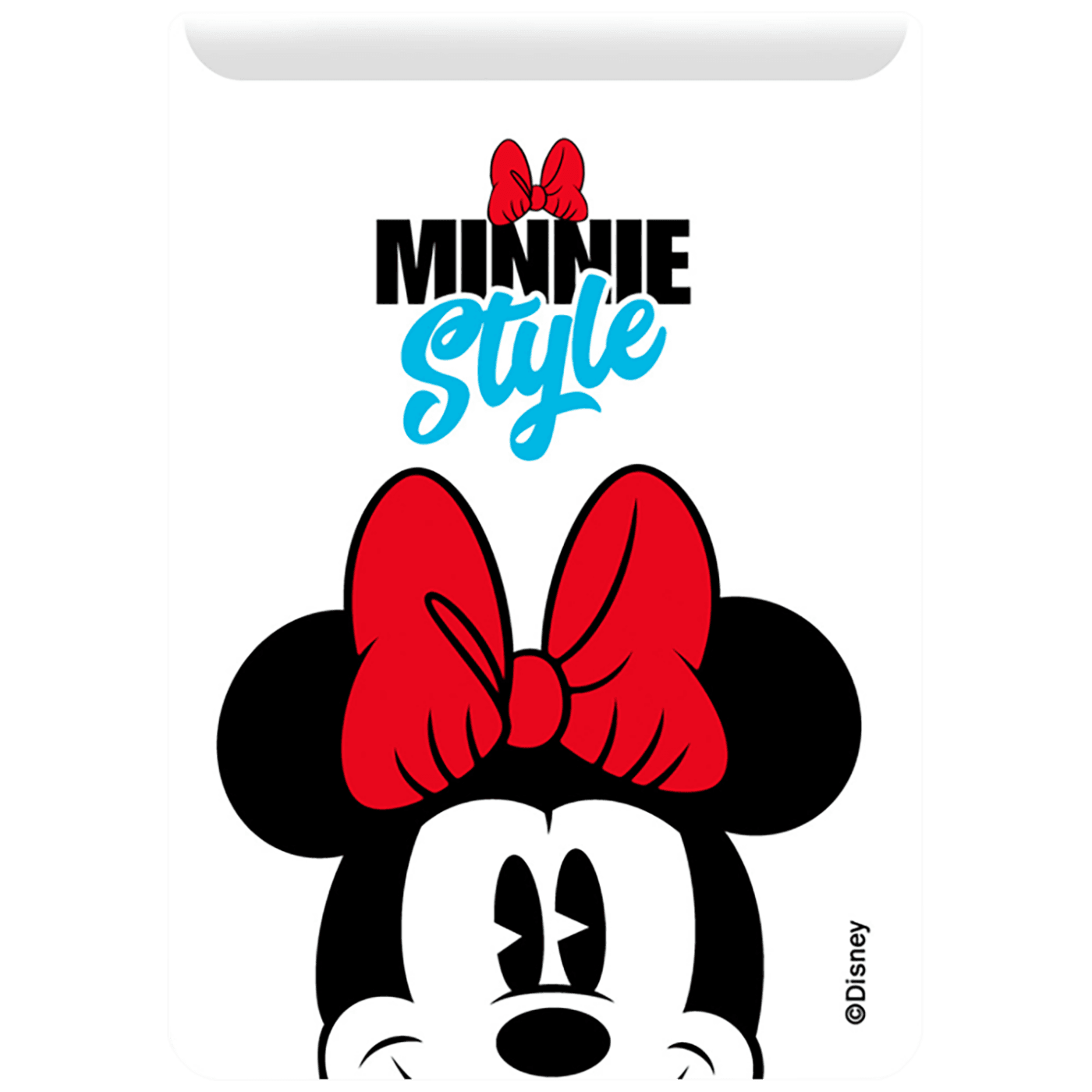 DISNEY Kožni novčanik, Minnie Mouse - Pocket Stickers Minnie 001, Bijeli