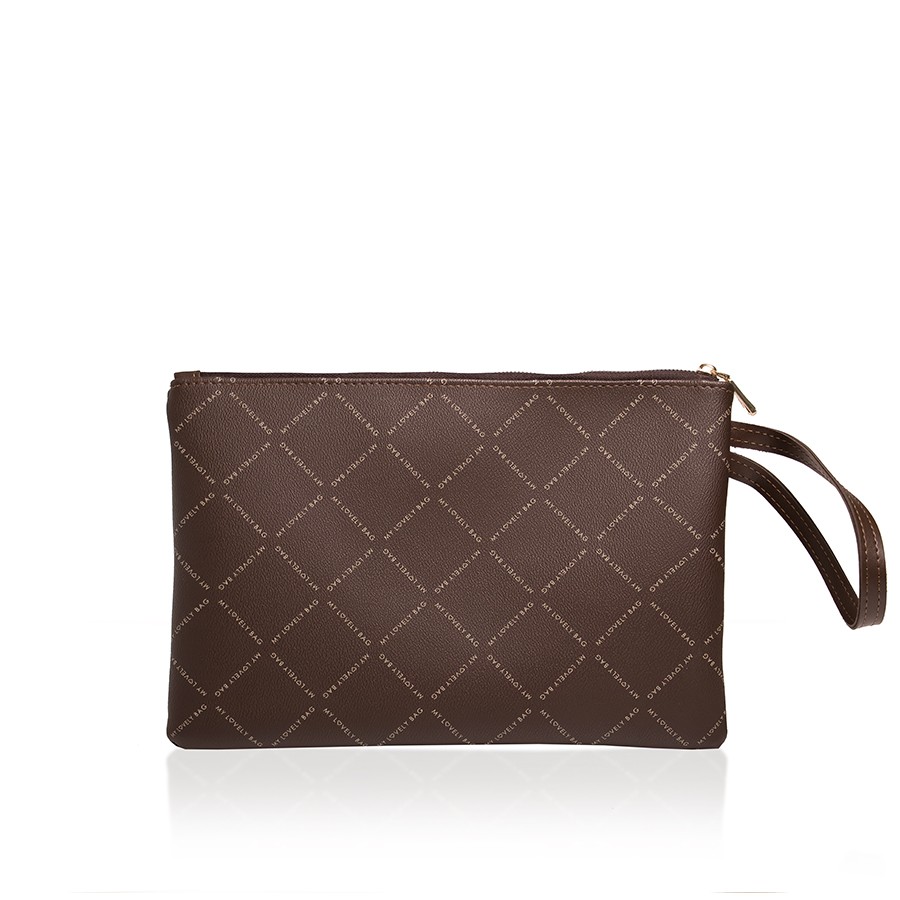 LOVELY BAG Ženski neseser MLB, Smeđi