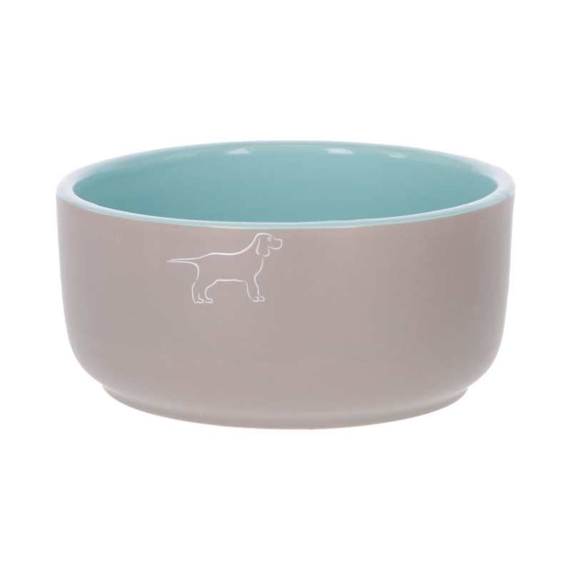 Zdjela za pse od keramike Spirit, 1000 ml, Bež