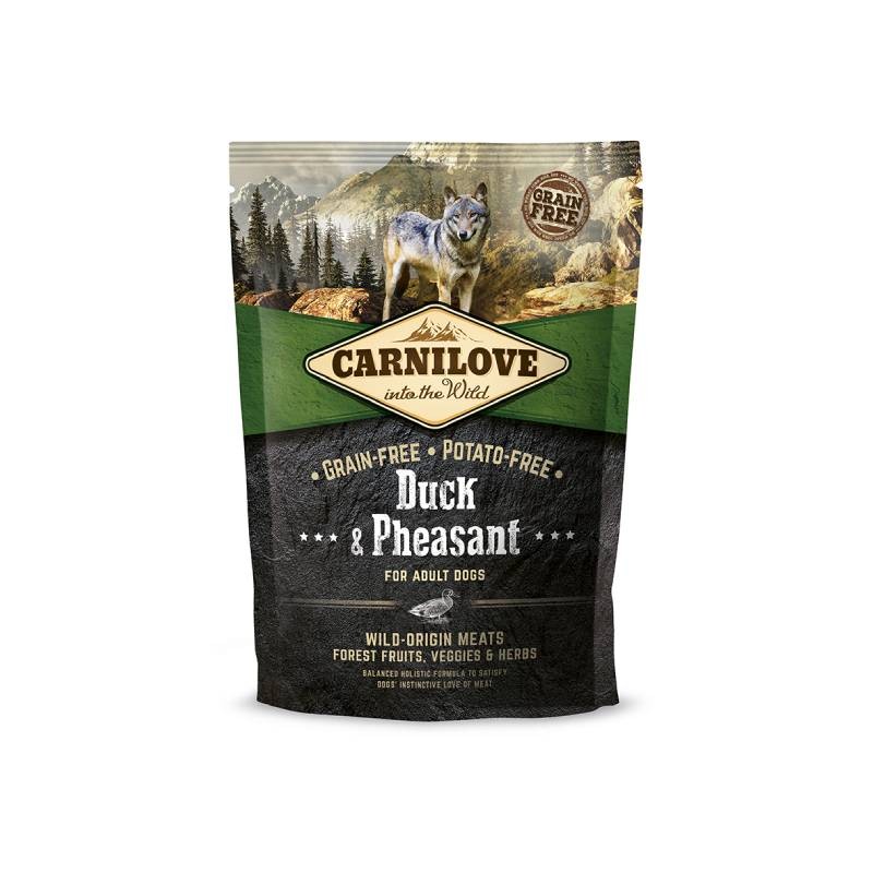 Carnilove Suha hrana za odrasle pse, Patka i fazan, 1.5 kg